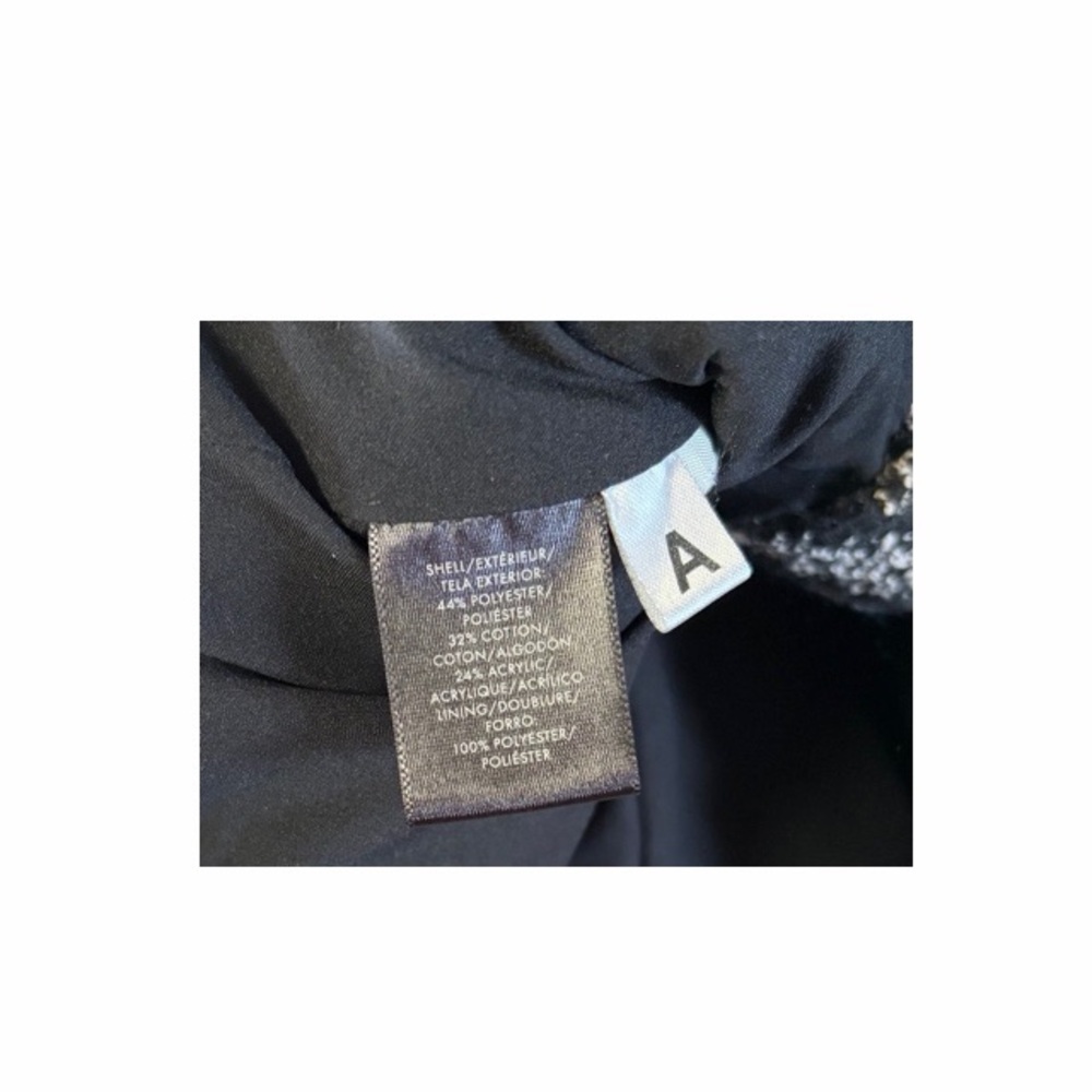 Ann Taylor Tweed Striped Ruffle Jacket - Picture 5 of 6